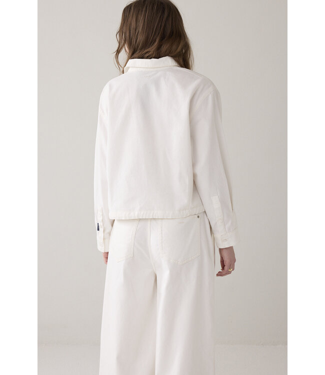 Summum Woman 2s3404-5190 denim blouse soft twill