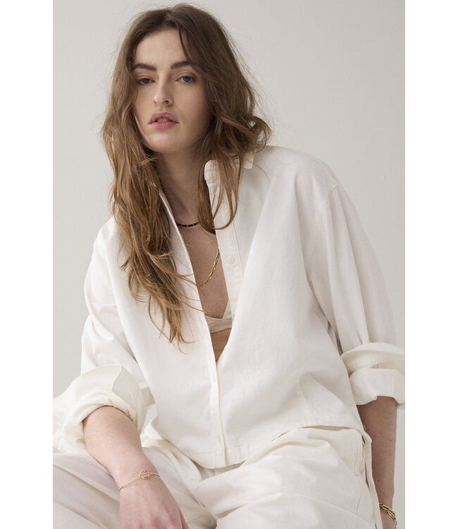 Summum Woman Denim blouse soft twill