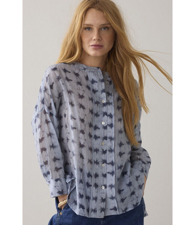 Summum Woman 2s3463-12368 Blouse Tie dye stripe