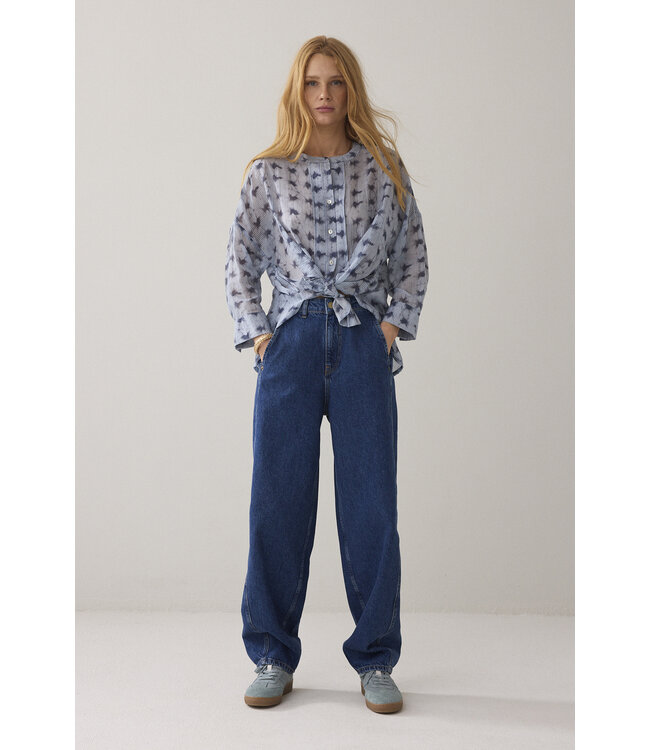 Summum Woman 2s3463-12368 Blouse Tie dye stripe