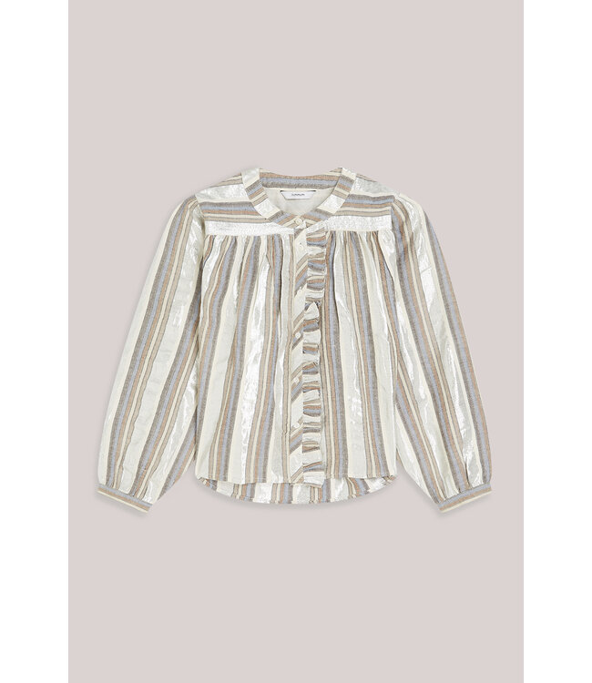 Summum Woman 2s3416-12422 Blouse Silver stripe