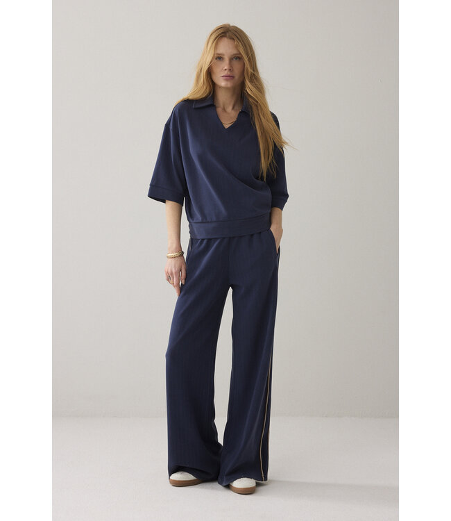 Summum Woman 3s5253-30716 Top Pinstripe scuba