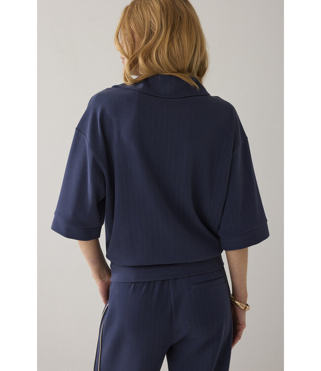 Summum Woman 3s5253-30716 Top Pinstripe scuba