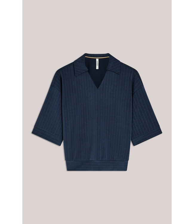 Summum Woman 3s5253-30716 Top Pinstripe scuba