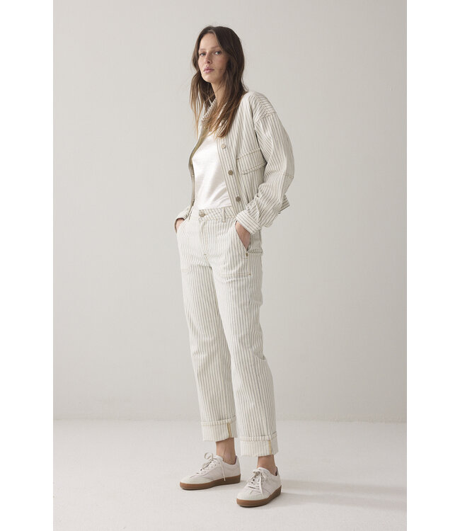 Summum Woman 4s2918-12403  Straight pant stripe