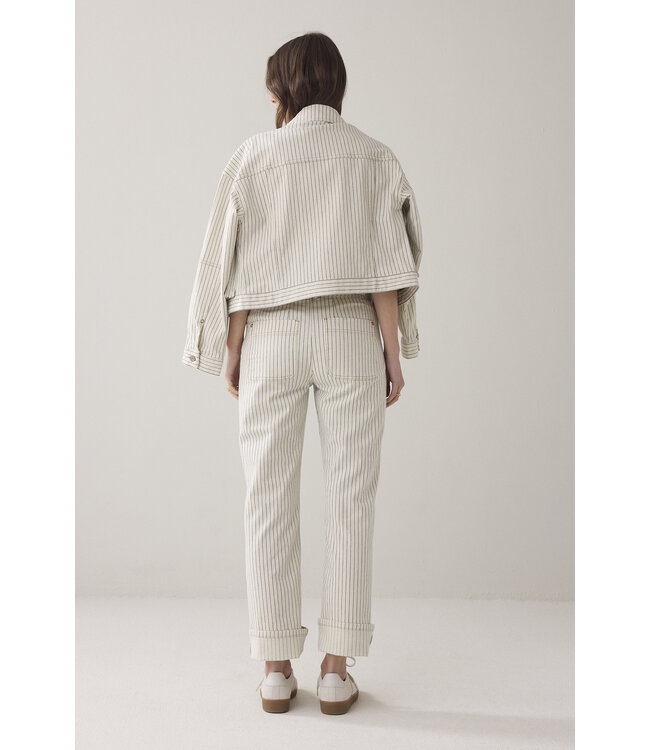 Summum Woman 4s2918-12403  Straight pant stripe