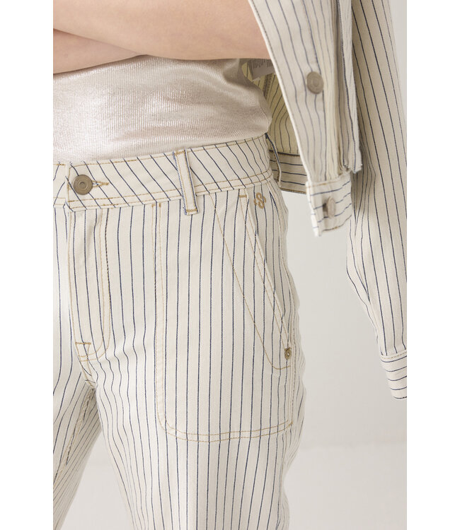 Summum Woman 4s2918-12403  Straight pant stripe