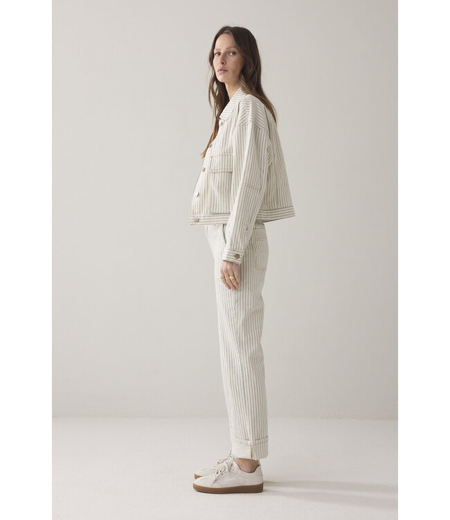 Summum Woman 4s2918-12403  Straight pant stripe