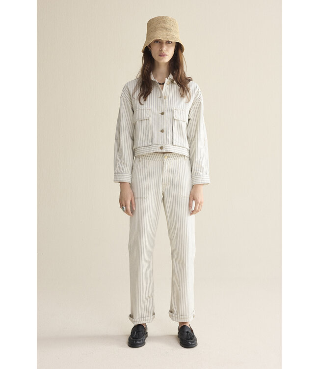 Summum Woman 4s2918-12403  Straight pant stripe