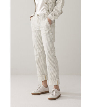 Summum Woman Straight pant stripe