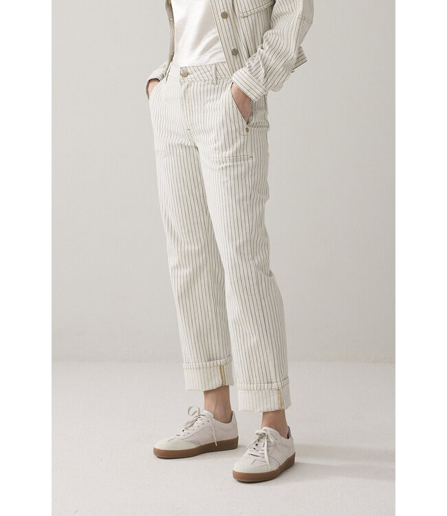 Summum Woman Straight pant stripe