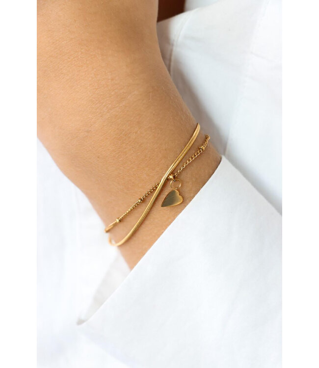 Label Kiki K.SA.108.1 Baby smooth snake bracelet