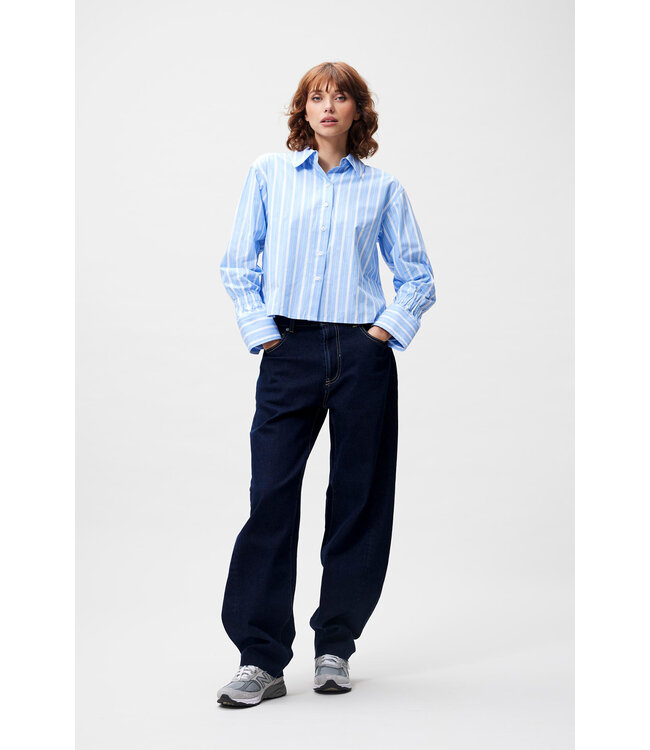 Catwalk Junkie 2601021604 Striped blouse with elastic cuff