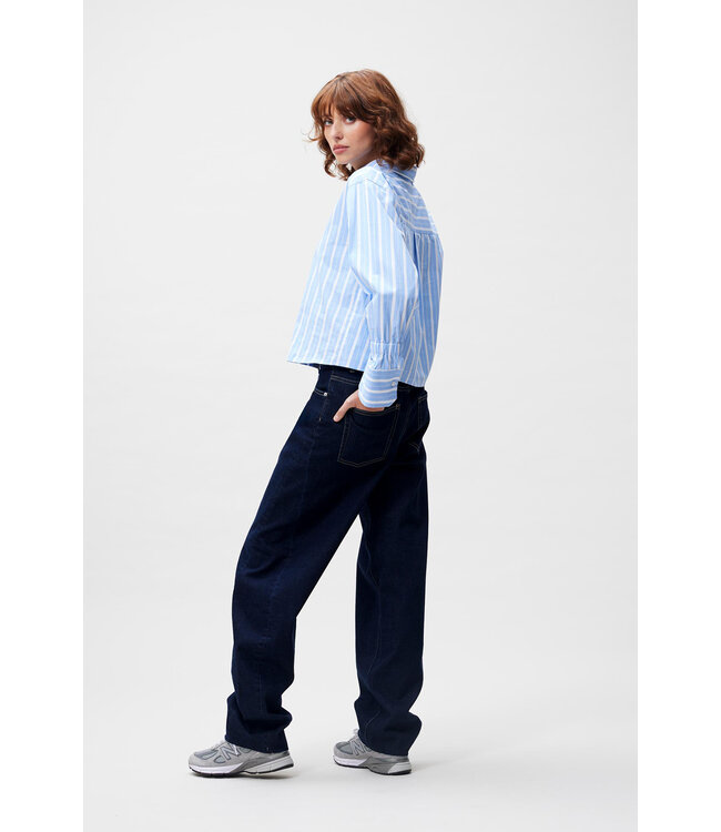 Catwalk Junkie 2601021604 Striped blouse with elastic cuff