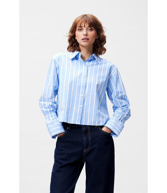 Catwalk Junkie Striped blouse with elastic cuff