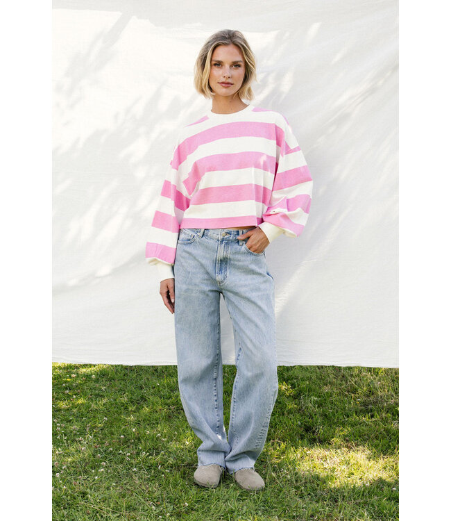 Catwalk Junkie 2601020404 Oversized striped long sleeve