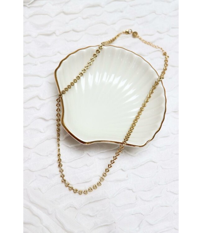 Label Kiki K.SK.148.1 Baby Shell necklace gold