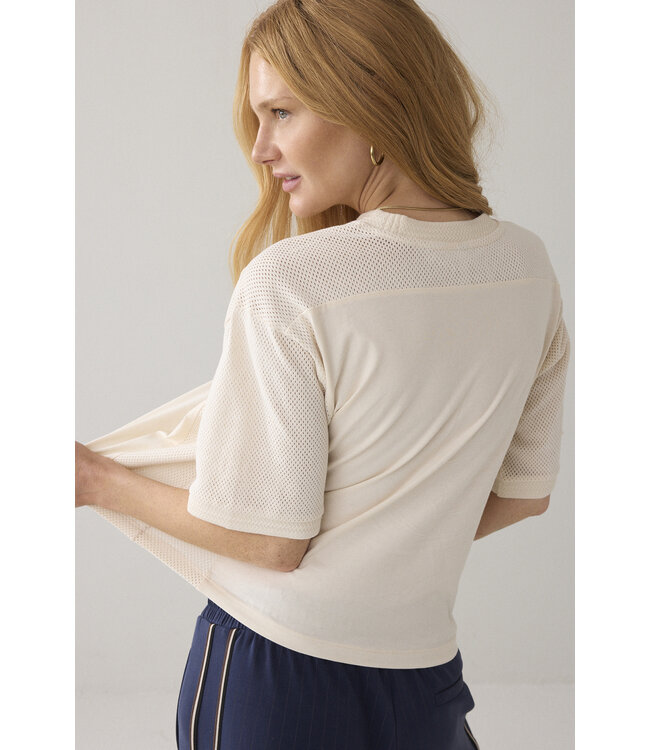 Summum Woman 3s5282-30765 Top Mesh and jersey