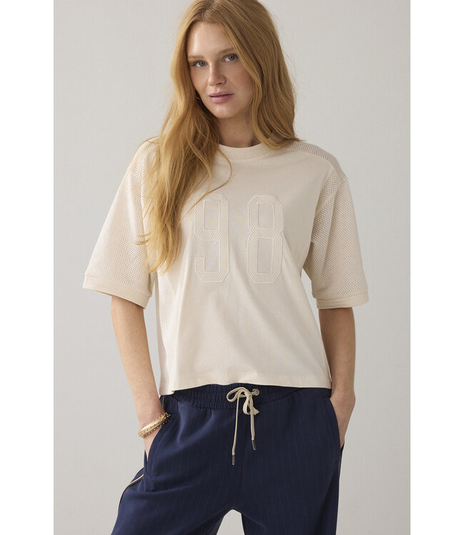 Summum Woman 3s5282-30765 Top Mesh and jersey