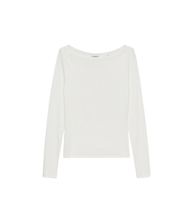 Catwalk Junkie 2504020406 Boatneck rib long sleeve