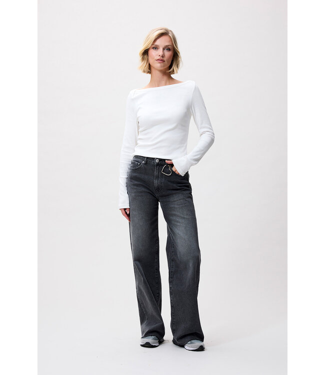 Catwalk Junkie 2504020406 Boatneck rib long sleeve