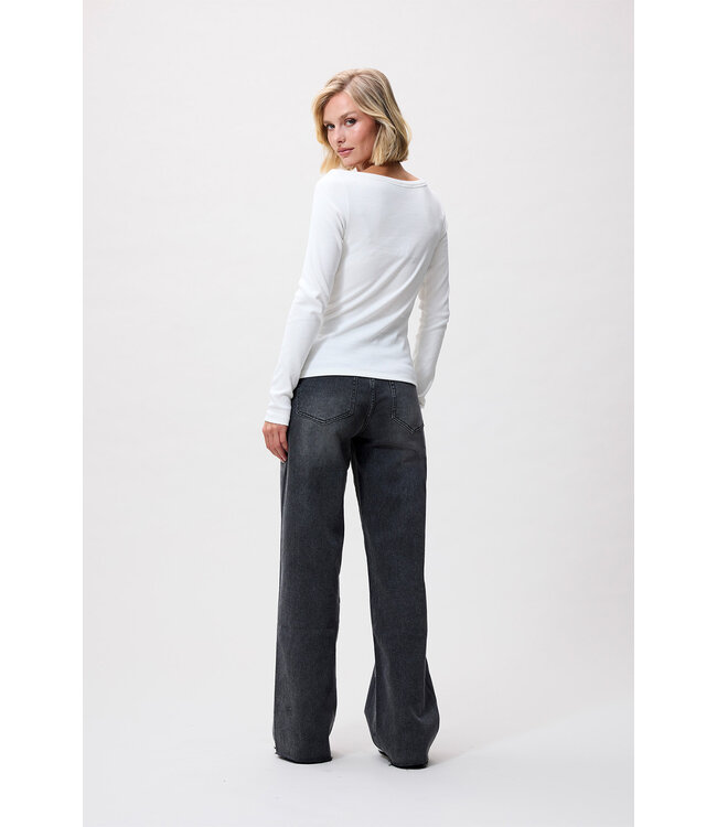 Catwalk Junkie 2504020406 Boatneck rib long sleeve