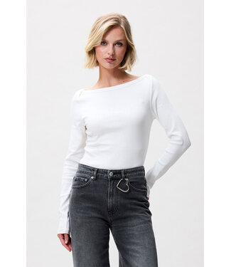 Catwalk Junkie Boatneck rib long sleeve