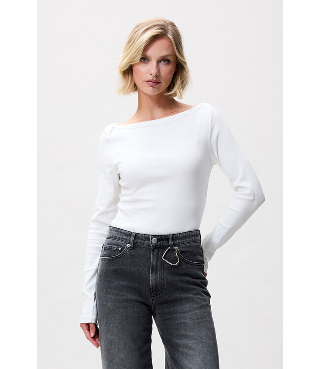 Catwalk Junkie Boatneck rib long sleeve