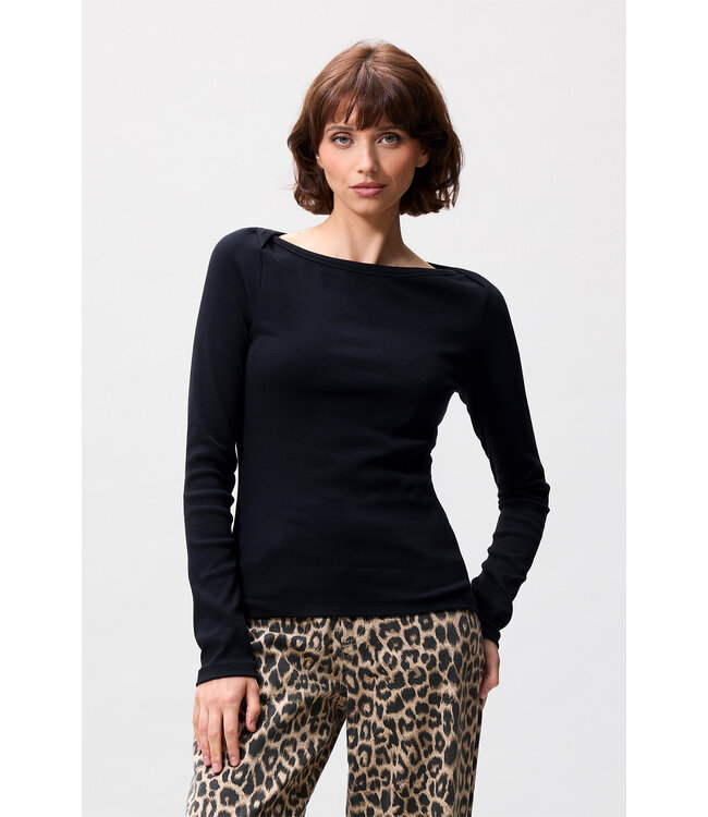 Catwalk Junkie 2504020406  Boatneck rib long sleeve