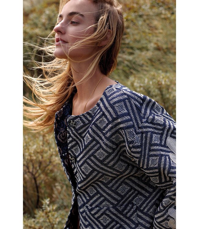 Summum Woman 1s1284-12411 Jacket jacquard reversible