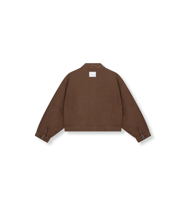 Refined Department R2602473889 ladies woven oversized studded  jeans jacket HONNI