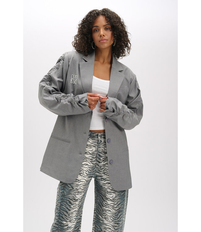 Refined Department R2602452895 ladies woven oversized blazer  JENNY