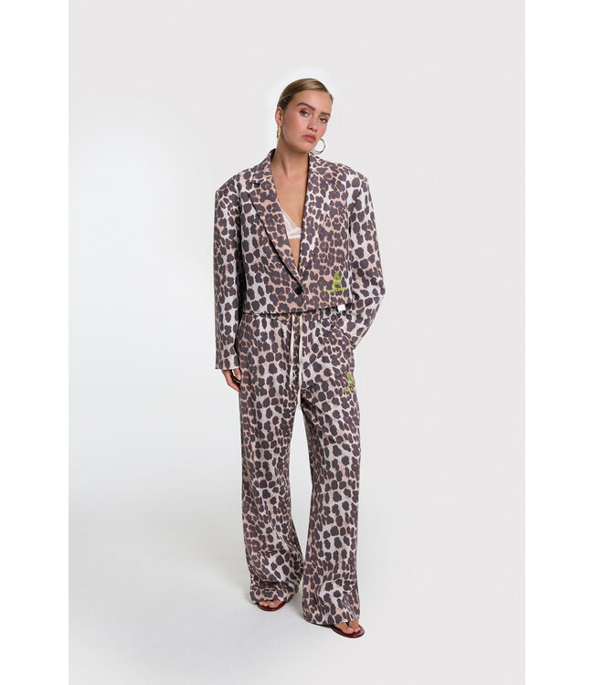 Alix the Label 2602402565 Animal cropped blazer