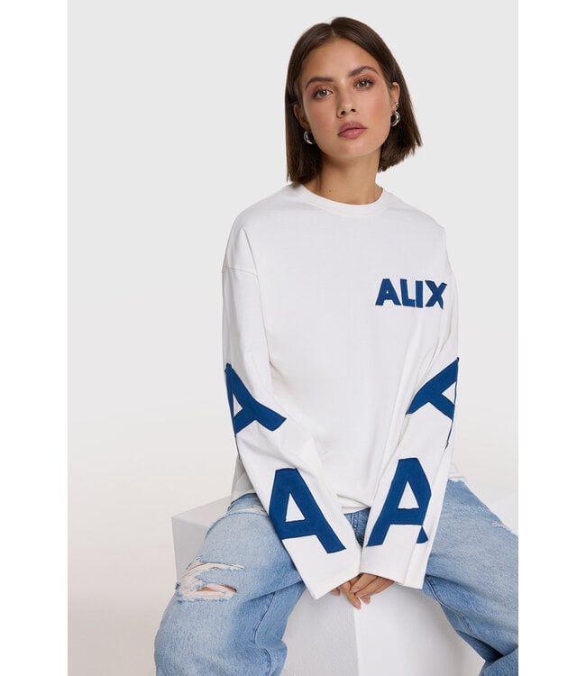 Alix the Label patch longsleeve t-shirt