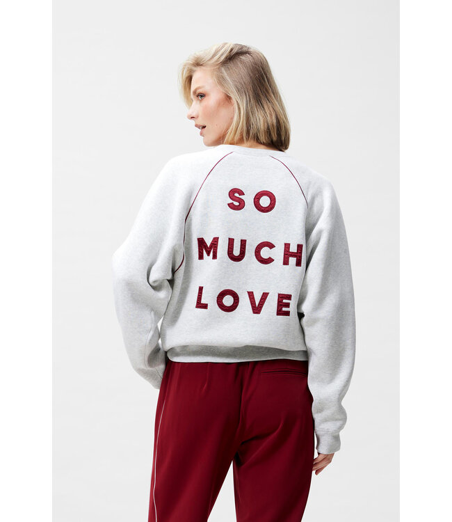 Catwalk Junkie Graphic sweater with piping