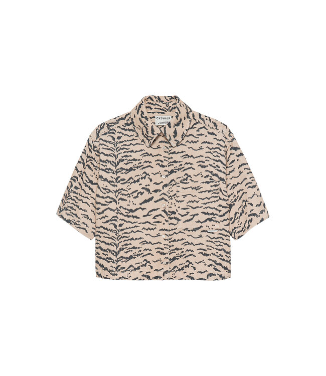 Catwalk Junkie 2601021610 Tiger denim blouse