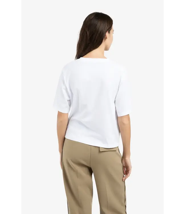 Yaya 01-719081-602 T-shirt met flockprint