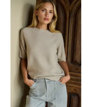 Yaya Zachte trui met korte mouwen