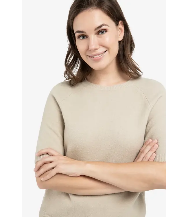 Yaya 01-000458-602 Zachte trui met korte mouwen