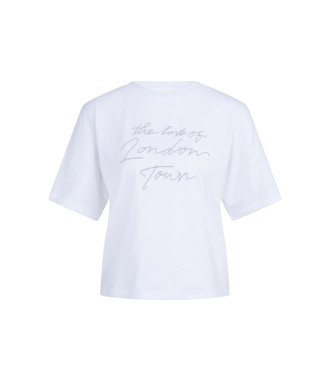 Yaya 01-719081-602 00084-shirt met flockprint