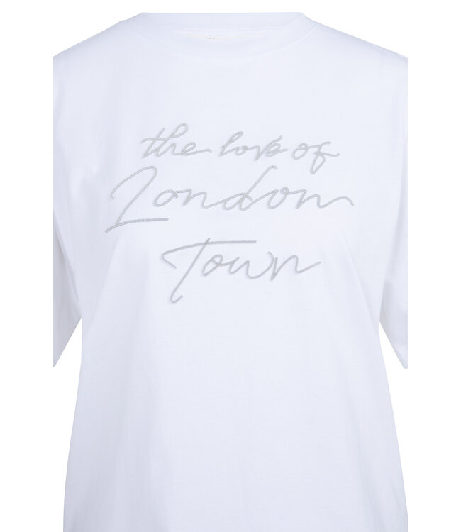 Yaya 01-719081-602 00084-shirt met flockprint