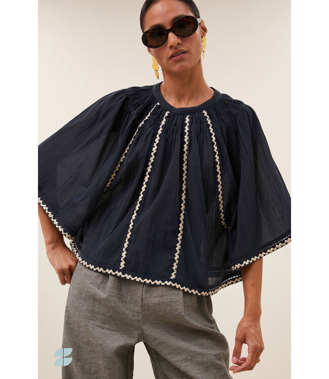 BY-BAR AMSTERDAM emmi embroidery blouse