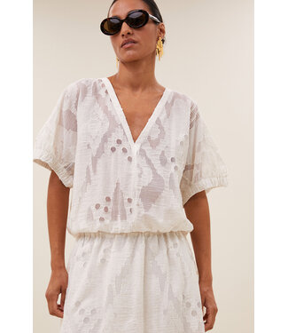 BY-BAR AMSTERDAM mabel mist blouse