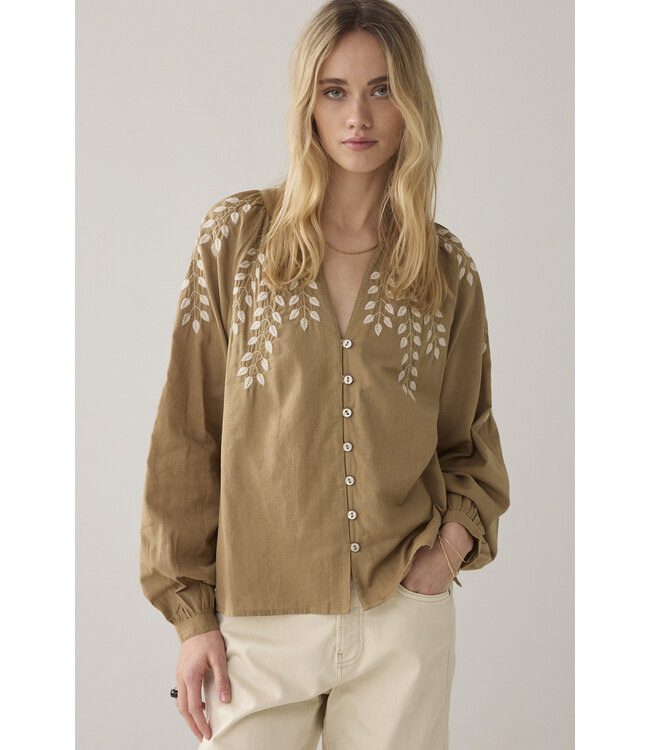 Summum Woman 2s3449-12439 Blouse Cotton branches