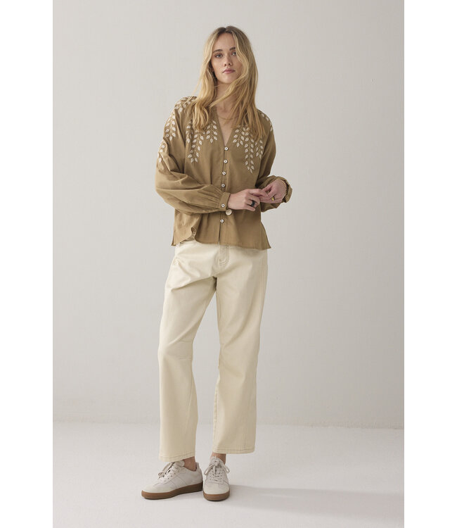 Summum Woman 2s3449-12439 Blouse Cotton branches