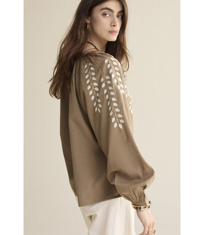 Summum Woman 2s3449-12439 Blouse Cotton branches