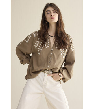 Summum Woman Blouse Cotton branches