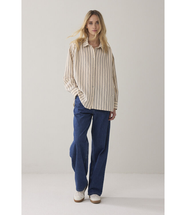 Summum Woman 2s3455-12374 Blouse adjustable Chenille