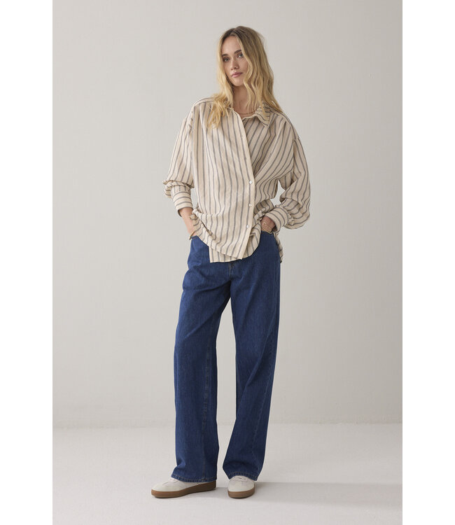 Summum Woman 2s3455-12374 Blouse adjustable Chenille