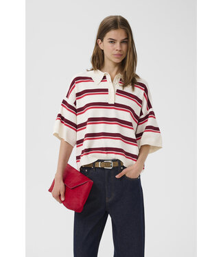 Gestuz taia polo pullover